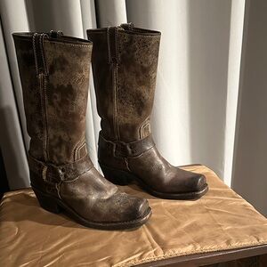 Frye Distressed Leather Boots